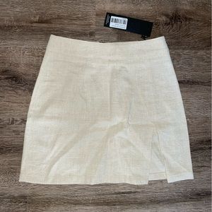 Oatmeal Lola Mini Skirt from Princess Polly